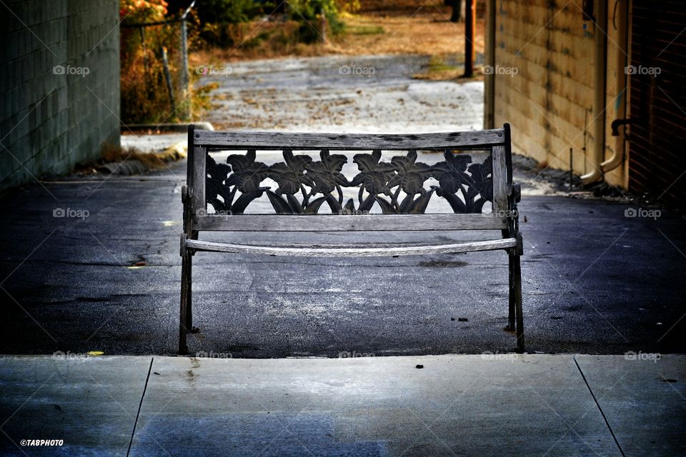 Empty, Abandoned, Bench, Wood, Old
