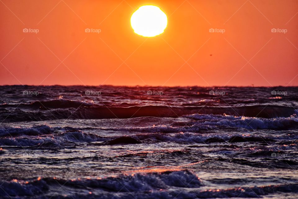 Sunset, Sea, Ocean, Sun, Water