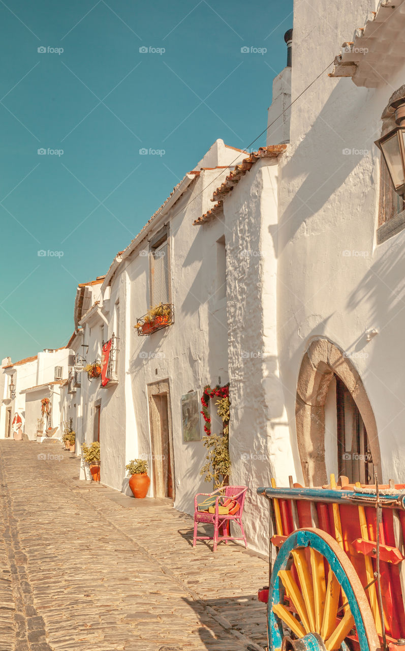 Street view in Monsaraz Portugal 