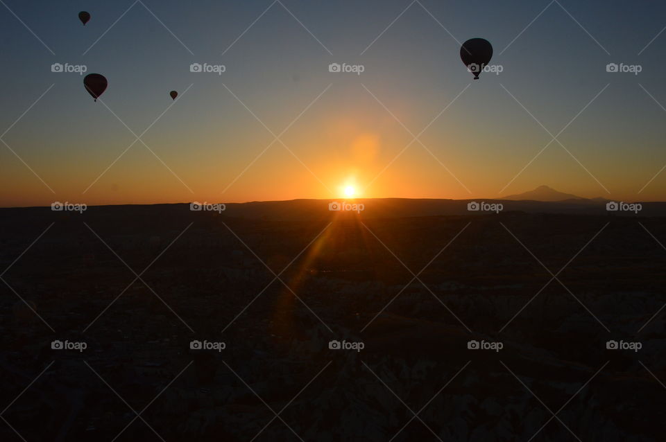 Sunrise in Goreme, Kapadokia, Turkey 🇹🇷