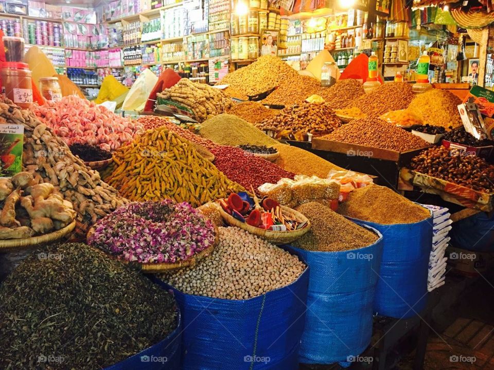 One of my favorite spot at Casablanca to buy spices 