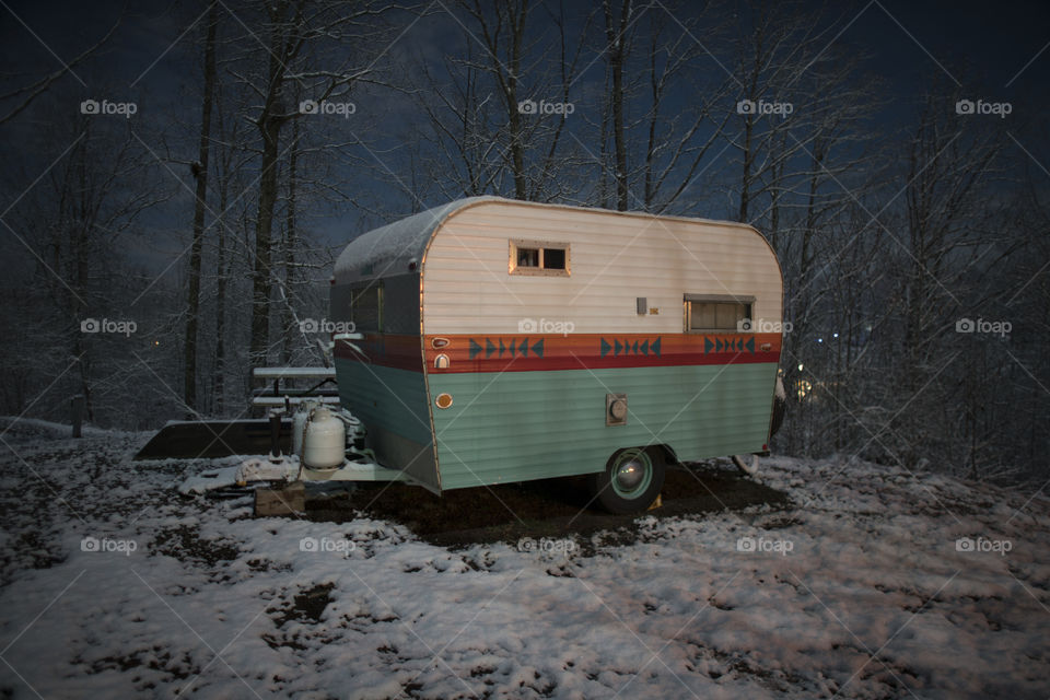 Retro Travel Trailer