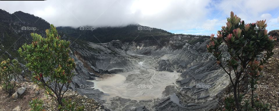 Mountain Tangkuban Perahu Bandung 2017 dec