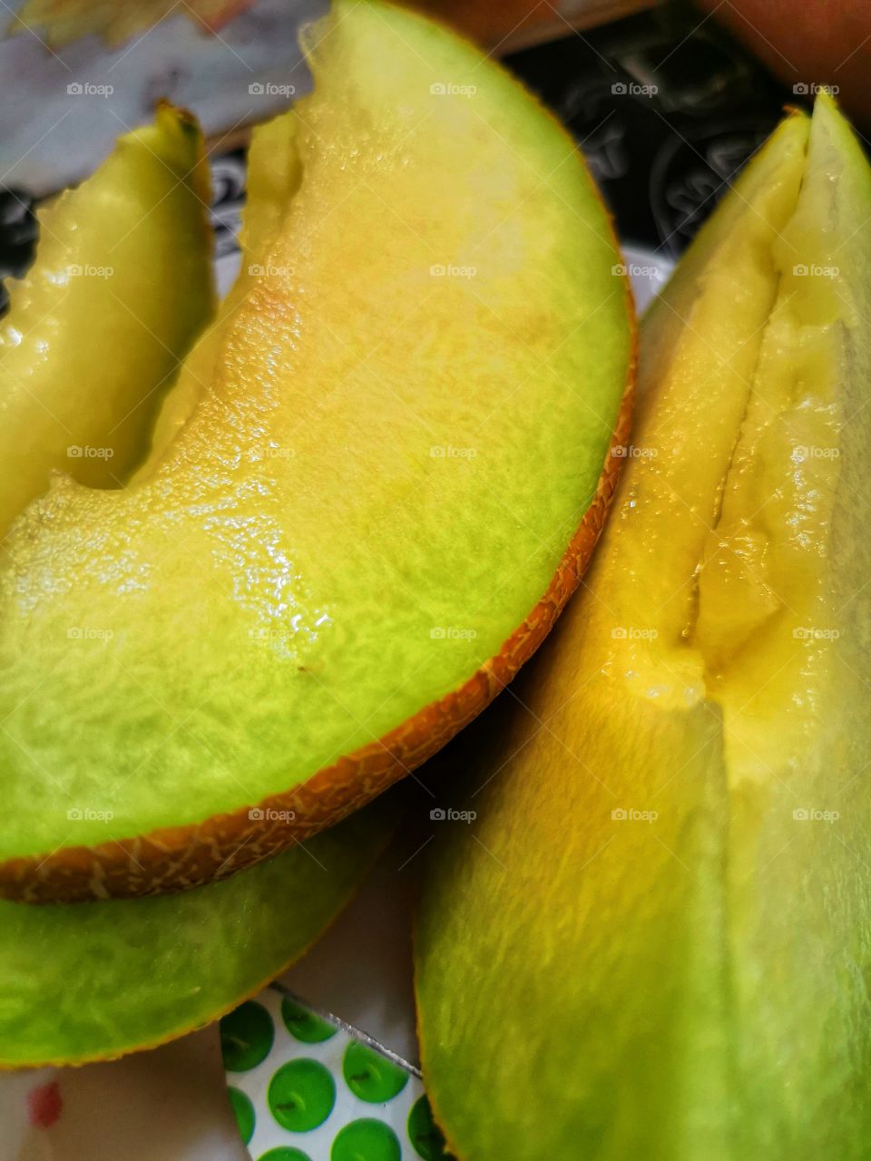 Food served eco healthy juicy fruits berry view bio fresh yummy melon