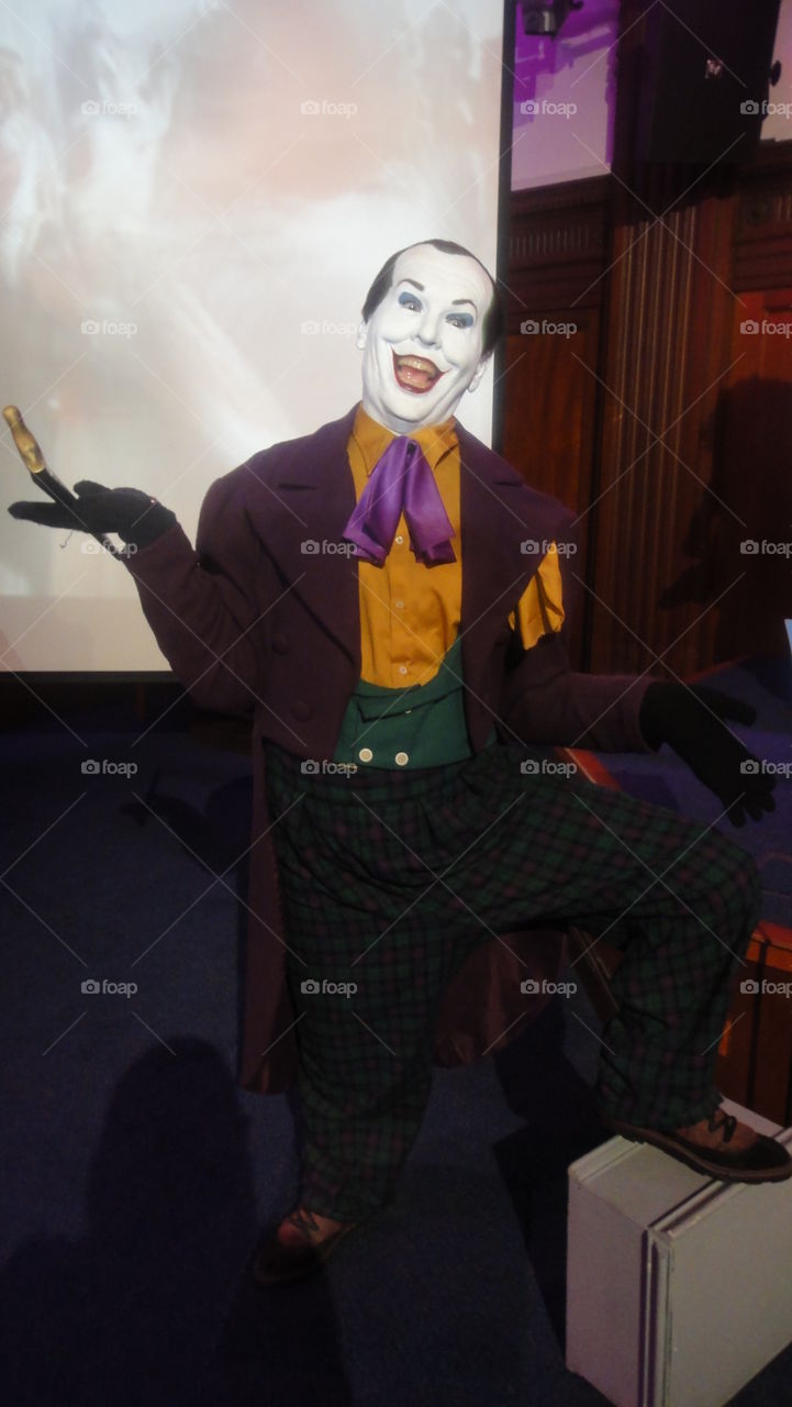 Jack Nicholson Joker wax figure in Dublin