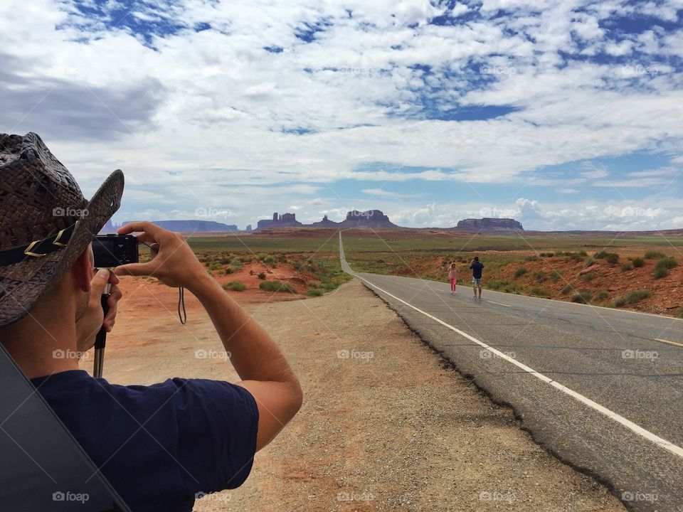 Photo to monument valley. Photo to monument valley