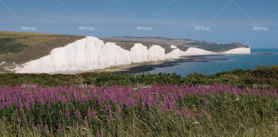 white coast iconic cliff by mparratt