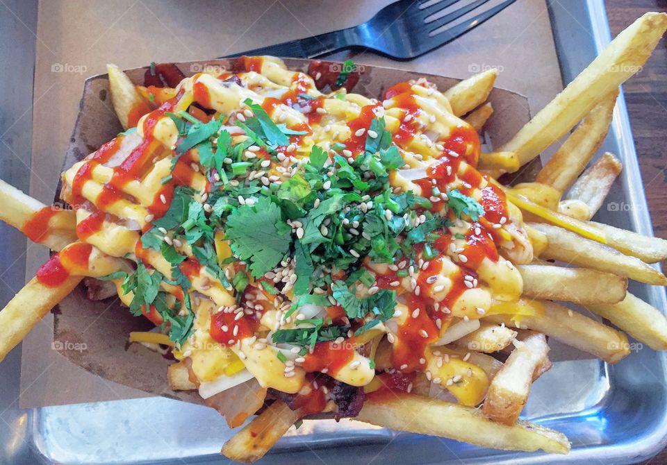 Kimchi fries