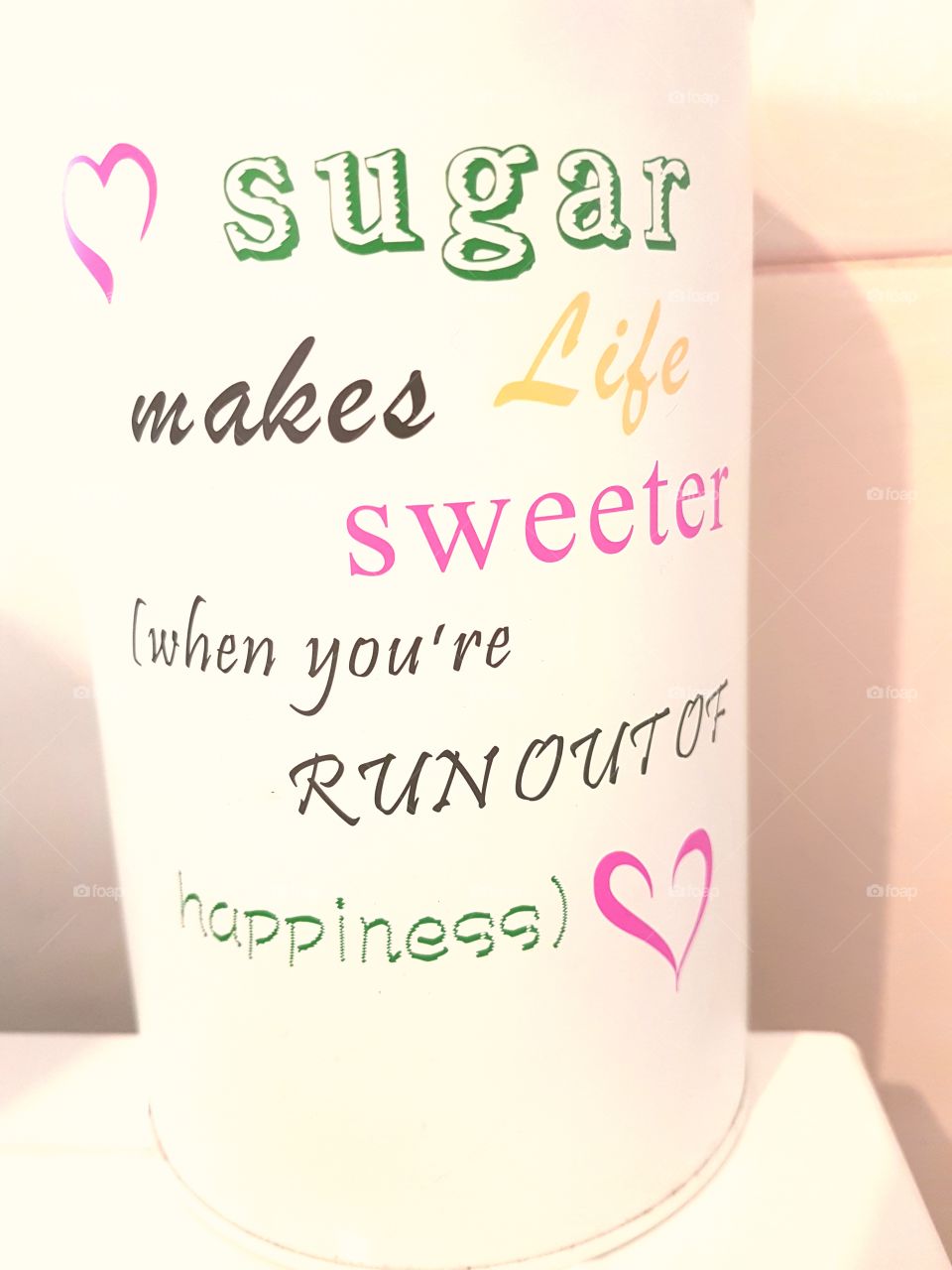 sugar container
