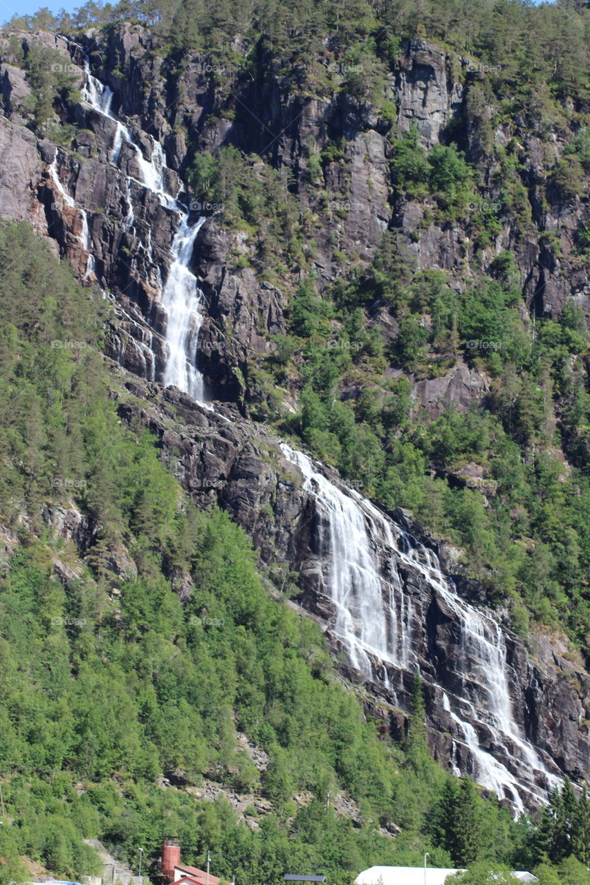 Waterfall in Norway