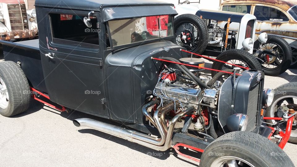 customize hot rod old with chrome Las Vegas