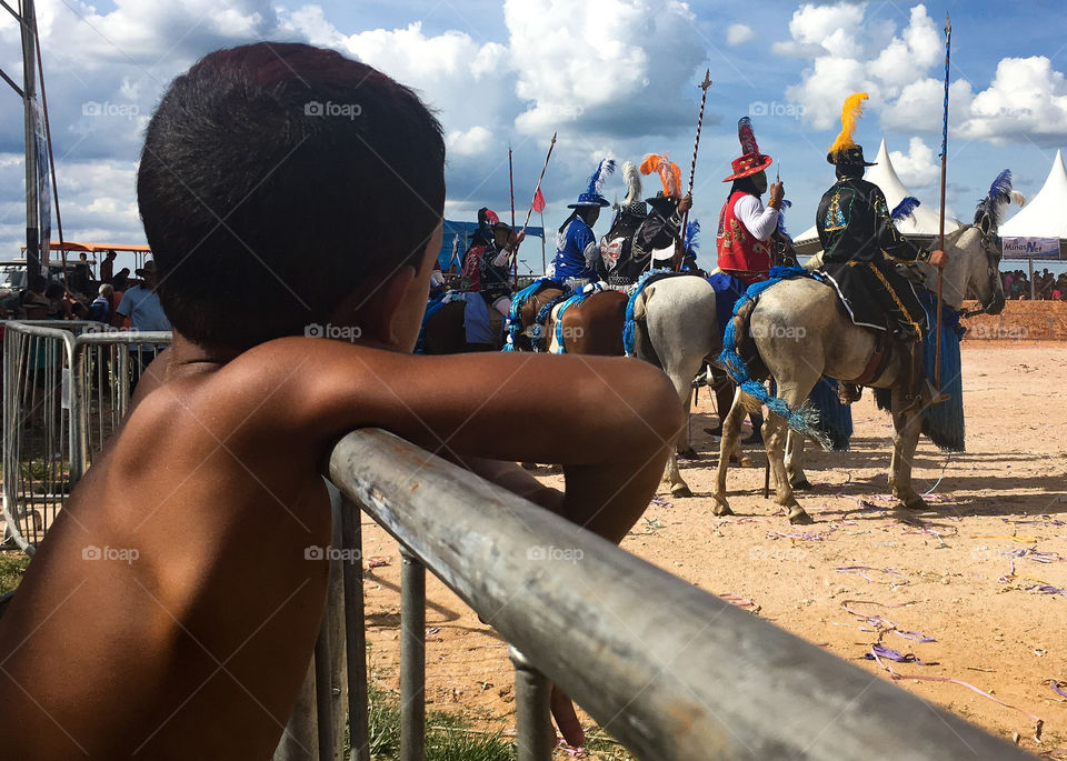 The boy who wanted to be a knight!