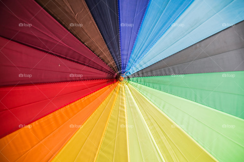 Full frame shot of colorful umbrella