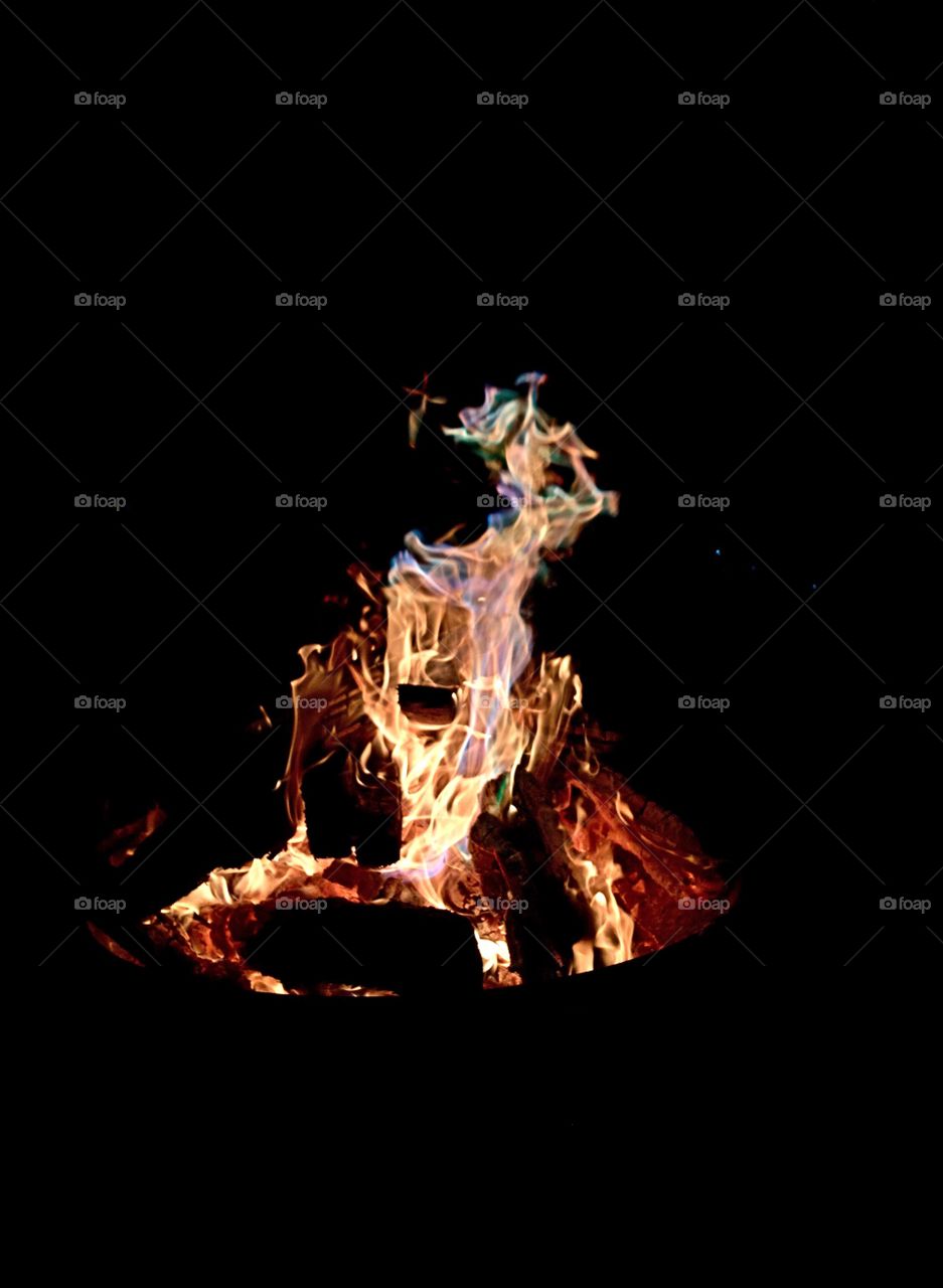 Dancing Lady in the Fire