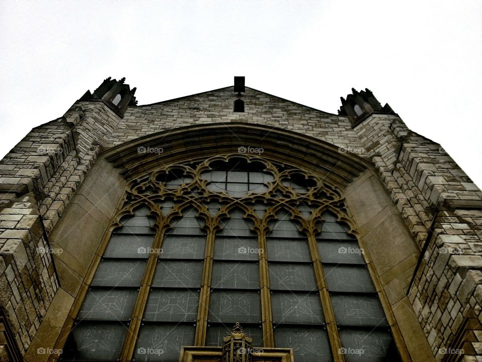 gothic church. a modern gothic church