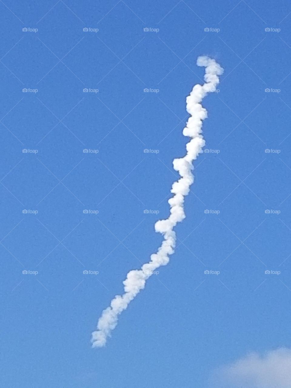 SpaceX plume