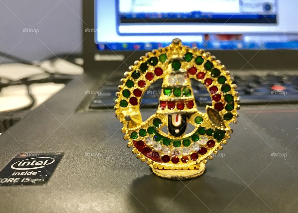 Lord image with laptop background 