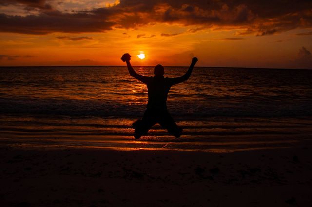 sunrise on sea