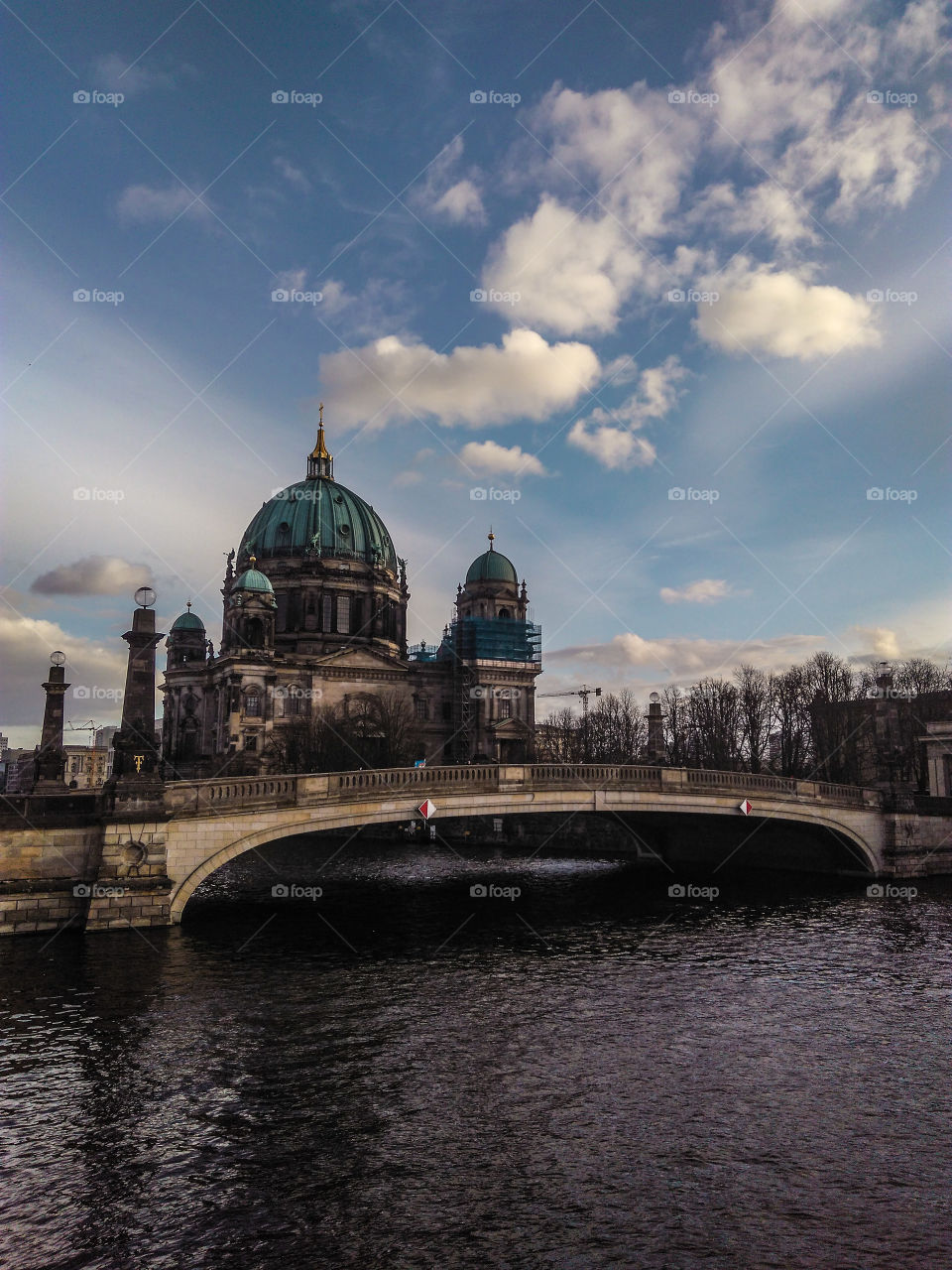 Berliner dom over the river