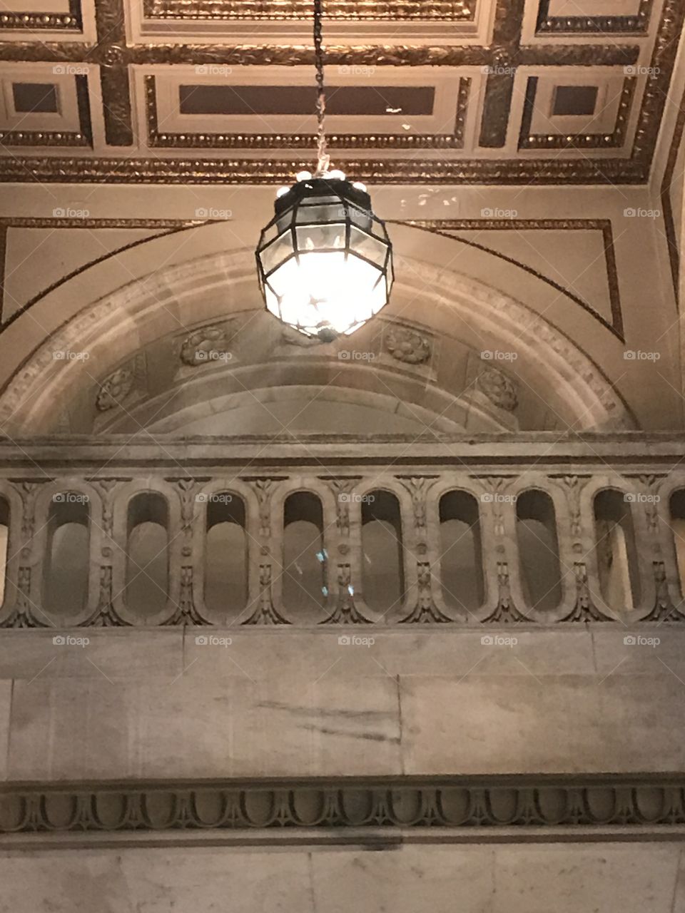 Antique Architecture NYC Library 