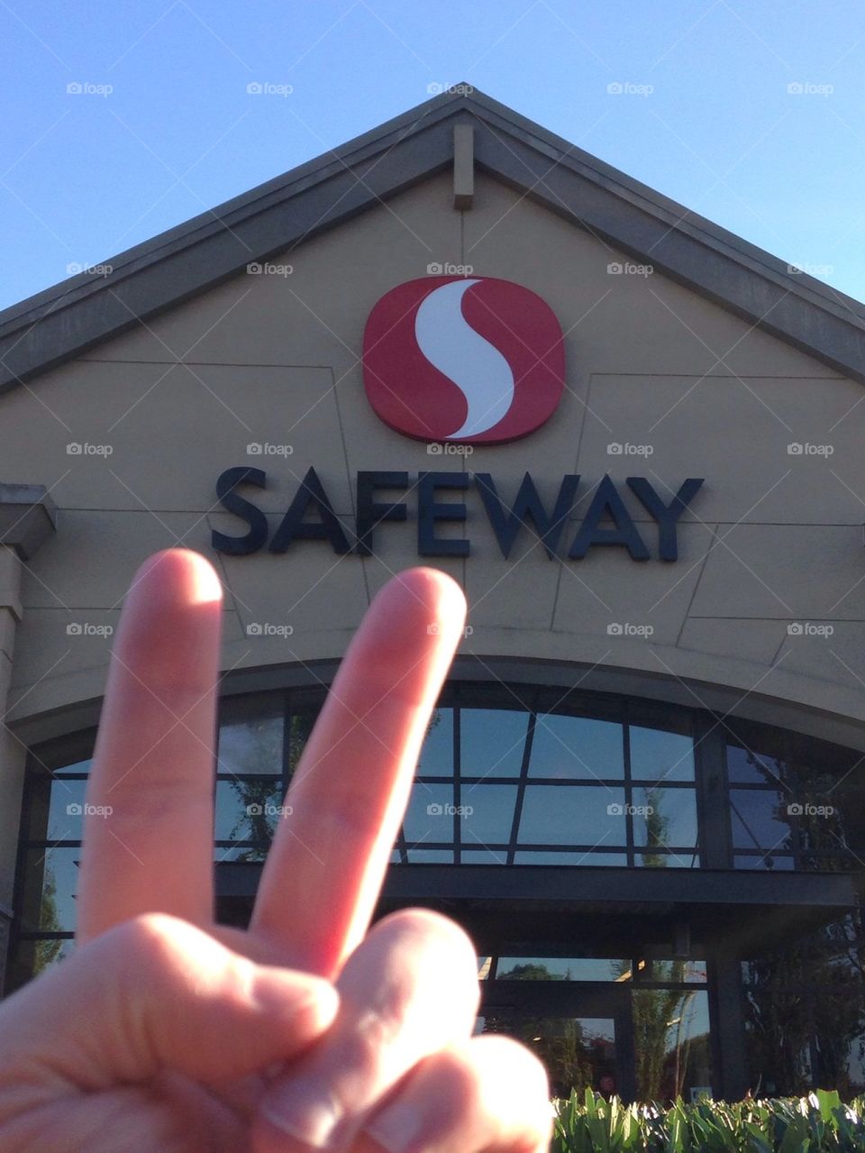 Chilling at Safeway