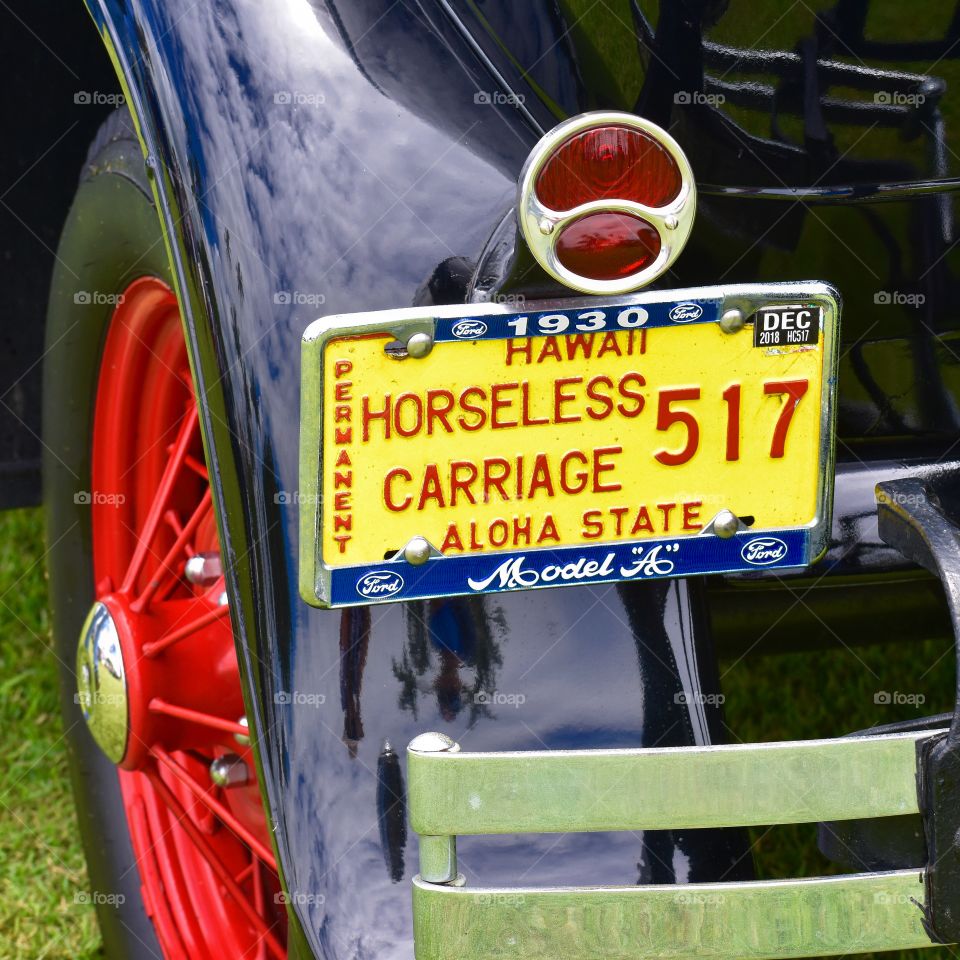 1930 Model A Horseless Carriage in Hawaii