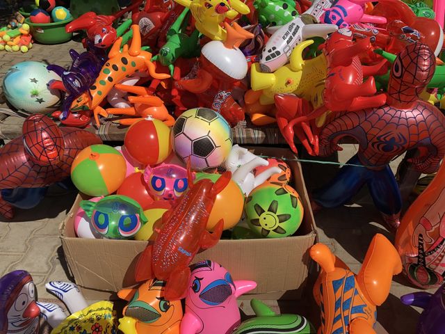 Colourful toys