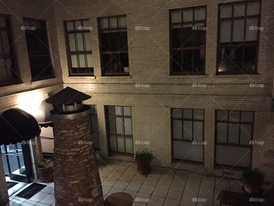 My courtyard/neighbor spying spot