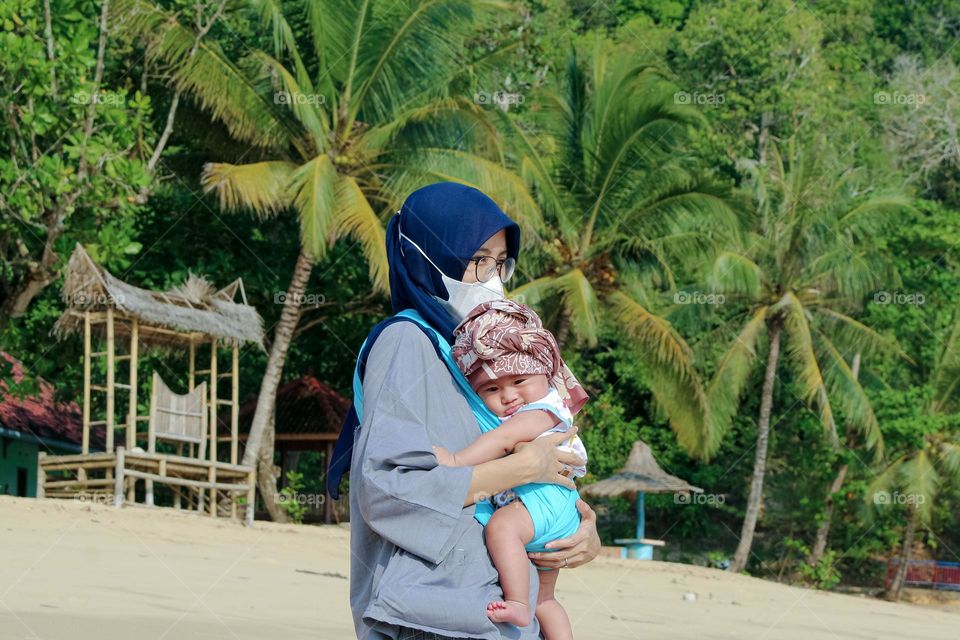 enjoying a sweet moment and quality time with the kids