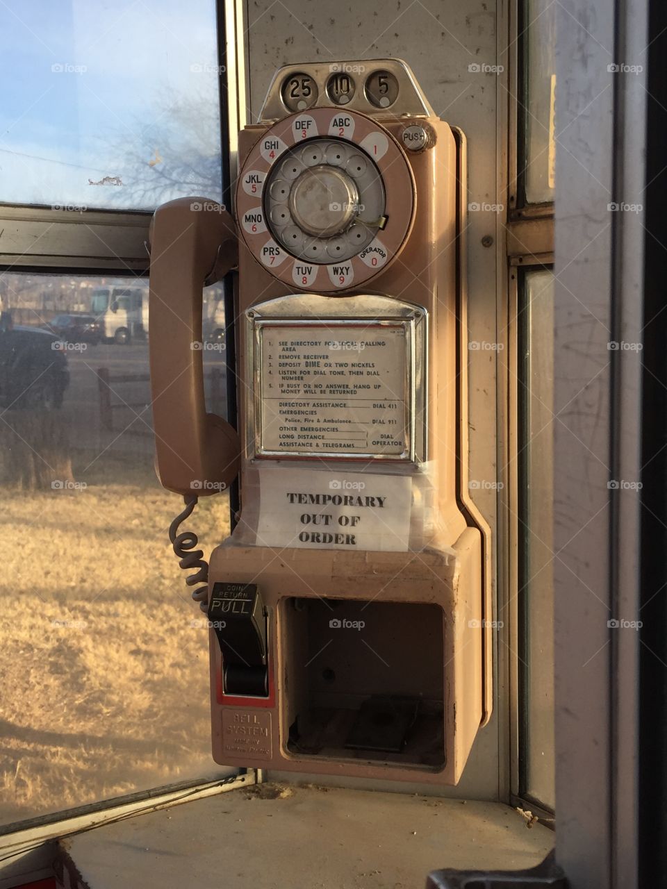 Relic phone booth