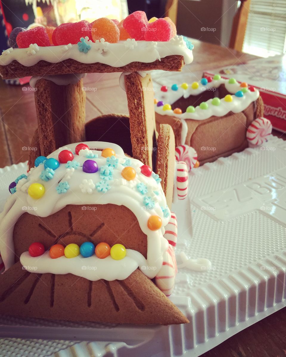 Gingerbread train