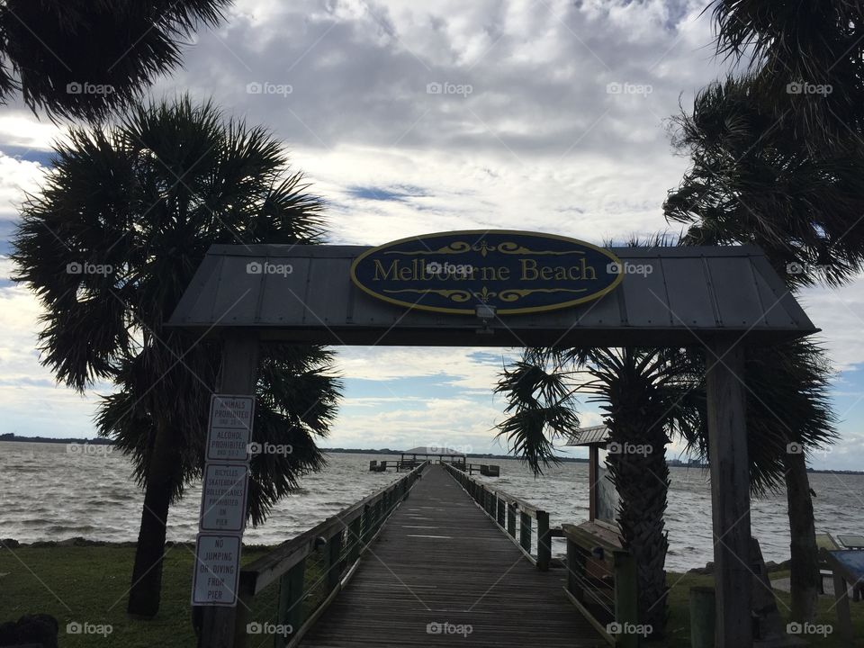 Melbourne Beach Pier, Florida