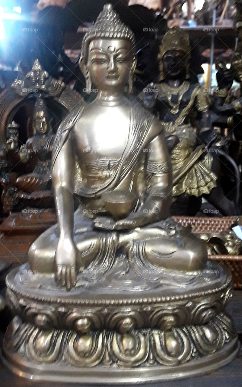 meditation statue