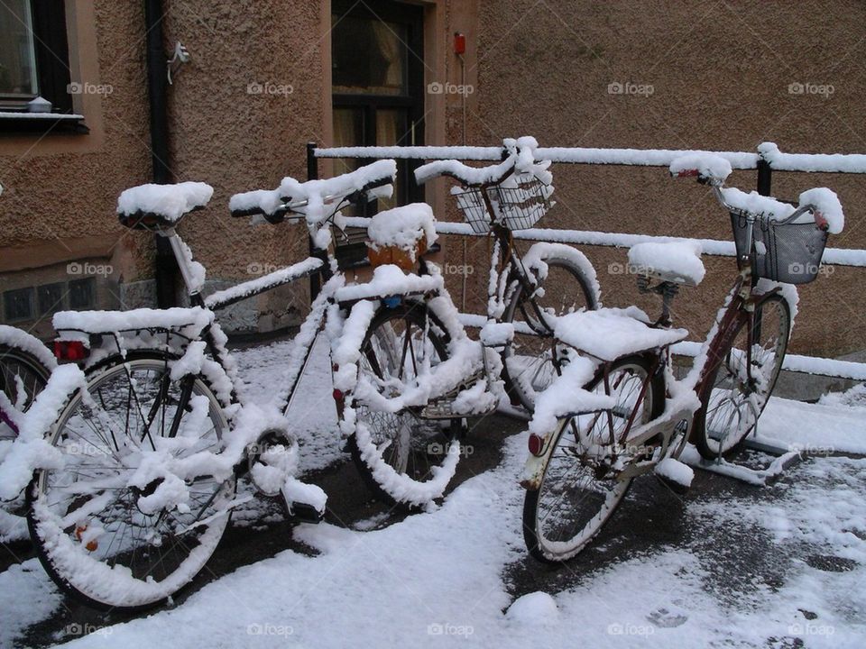 snow winter göteborg bike by essve