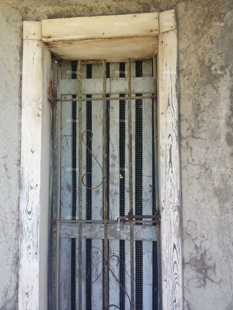Miller Mausoleum blocked entrance