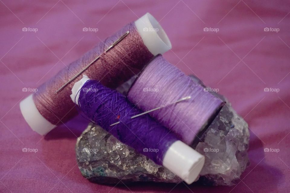 Needles#threads#purple#colors#amathyst