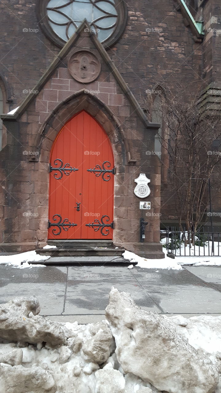 church doors