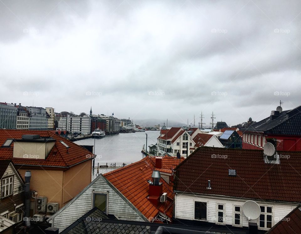 Roof top in Bergen 