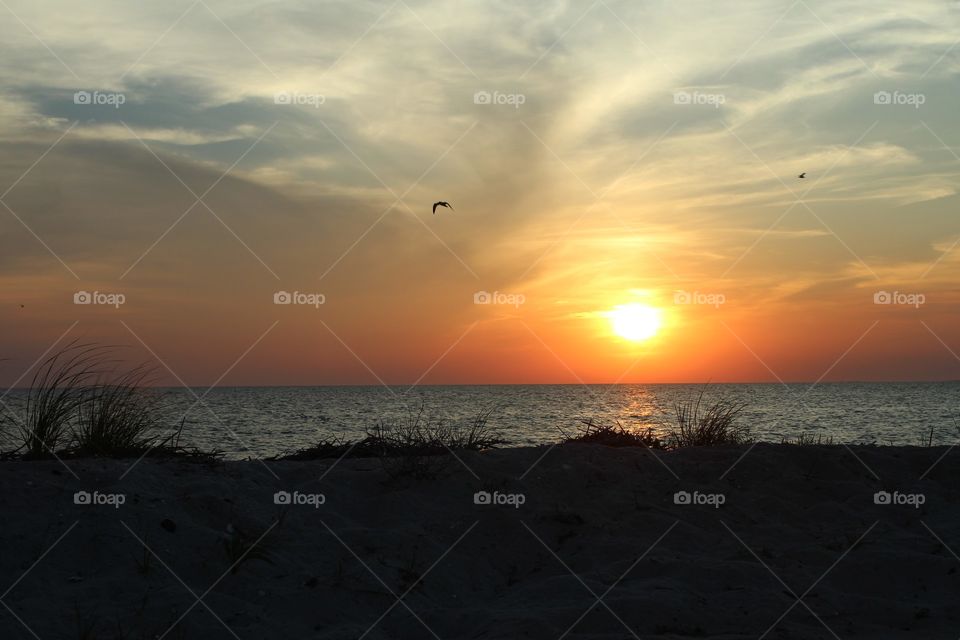 Sunset at Reeds Beach, NJ
