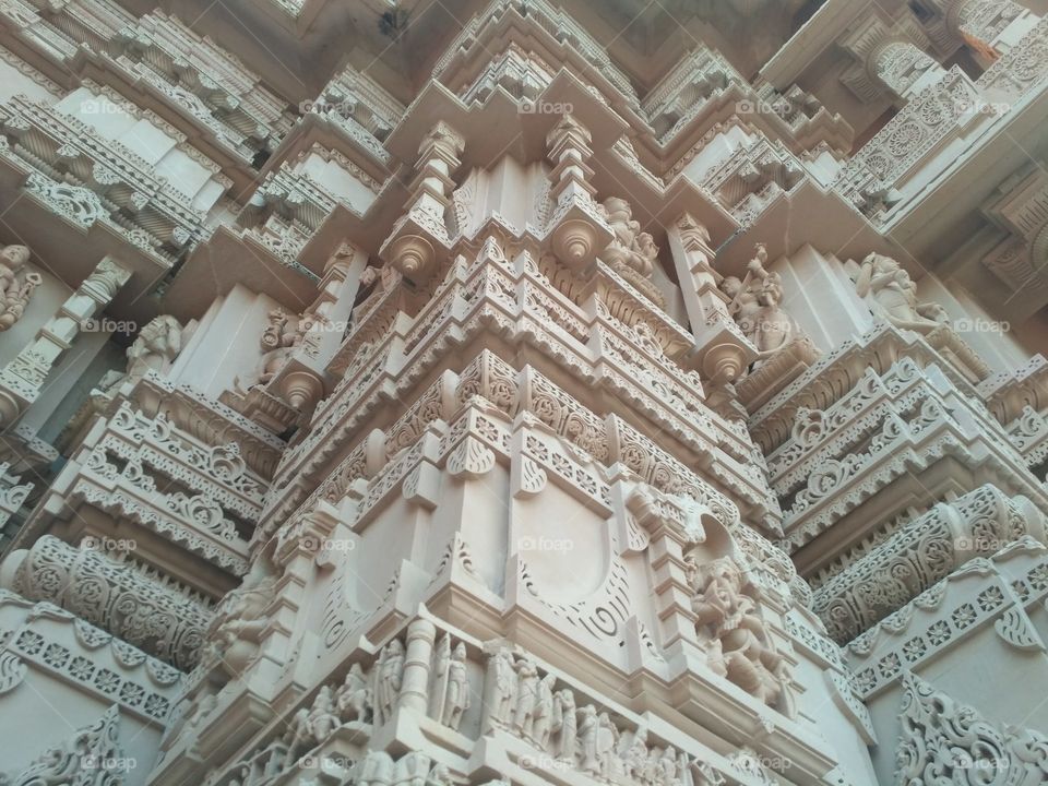 awesome architecture work done by khodal dham temple at kagvad in gujarat