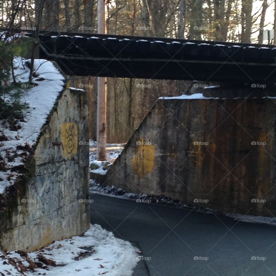 Railroad underpass 