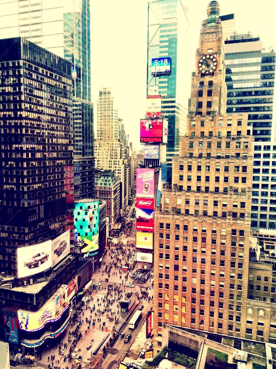 Times Square view
