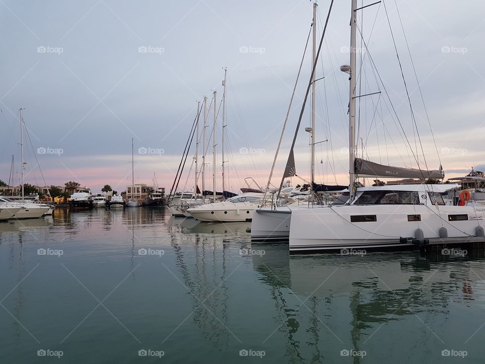 ships in harbour