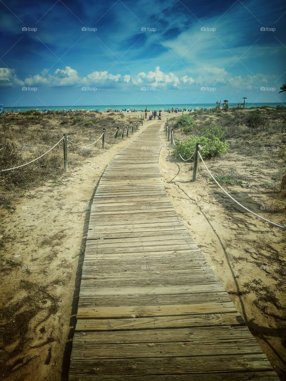 día de playa en españa