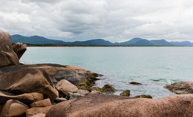 Calm sea at the coast