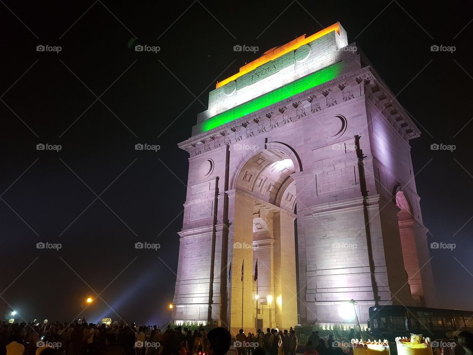 The iconic India Gate in New Delhi.