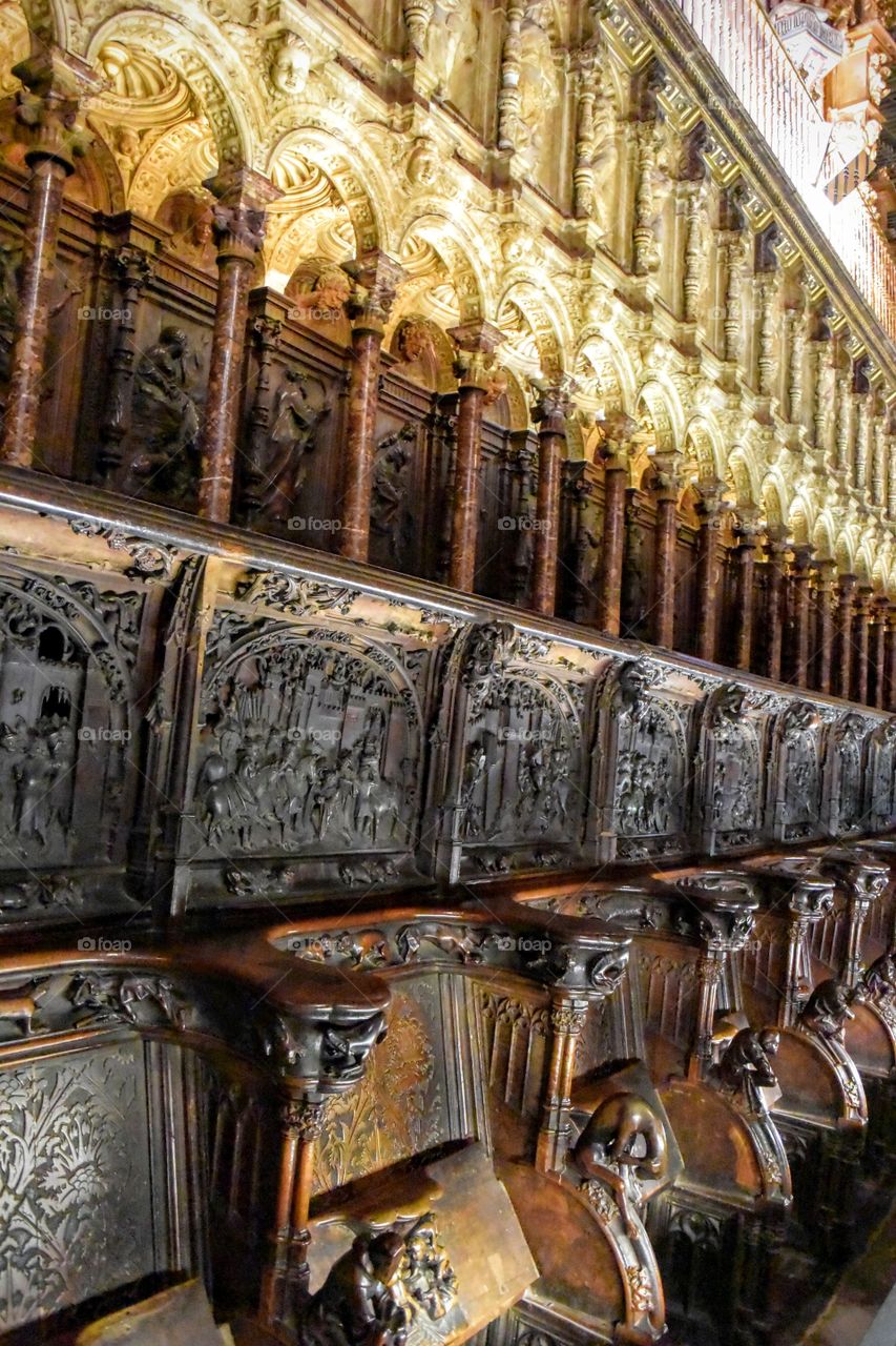 Choir. Toledo, Spain