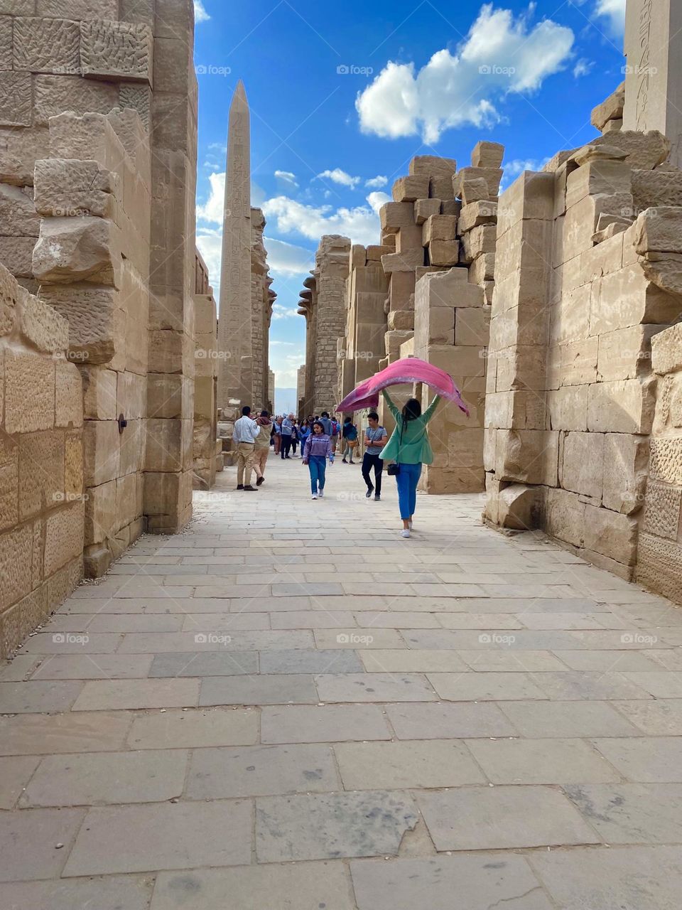 At Karnak Temple