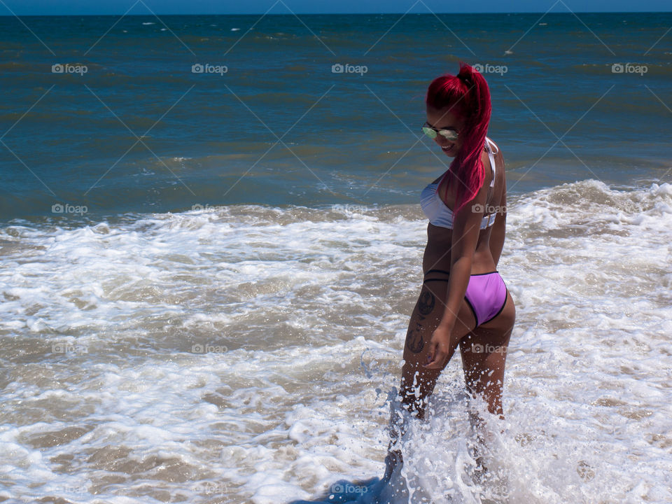 #beach #nc #model #swimsuit #bikini #vacation #waves #beachnc #atlanticbeachnc #atlanticbeach #seagoddess #sea #gorgeous #redhair #landscape #woman #beautiful 