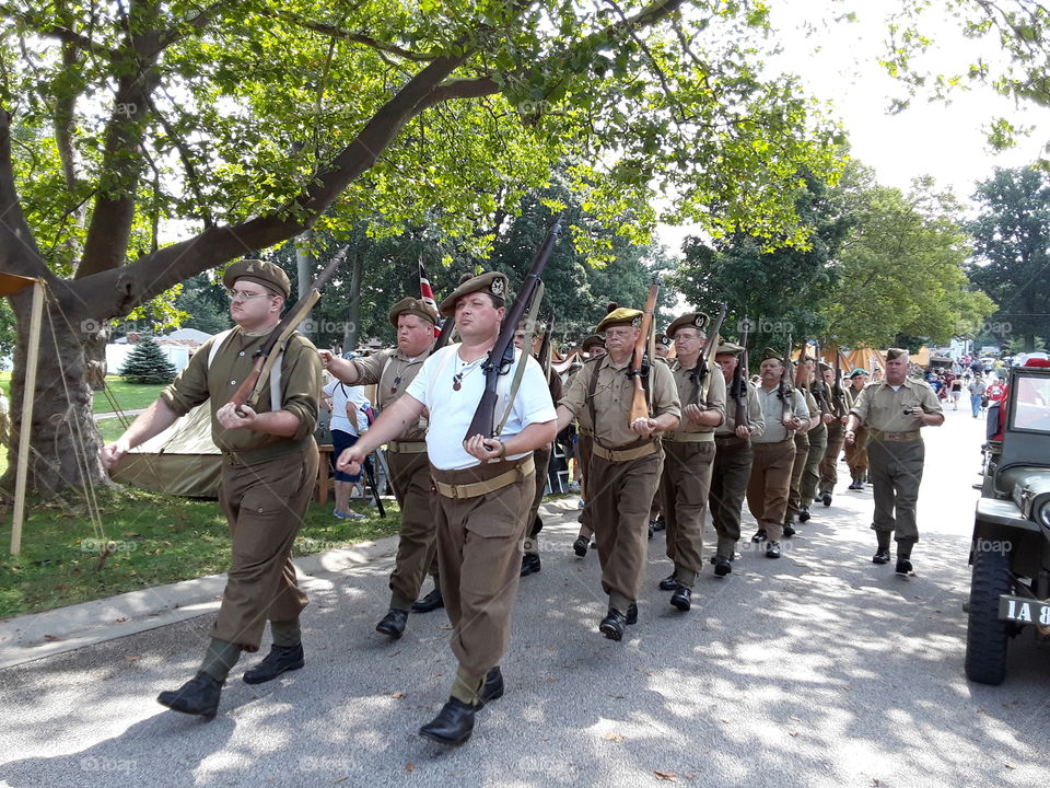 d-day reenactment march